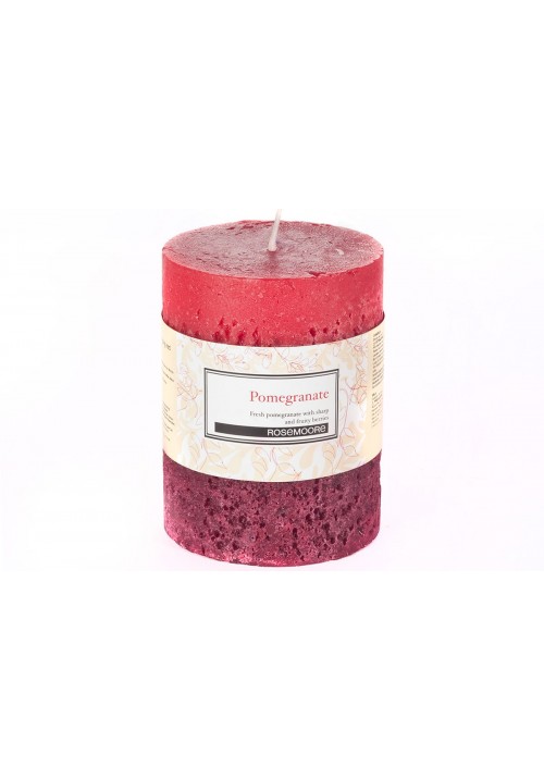 Rose Moore Scented Pillar Candle - Seamoss